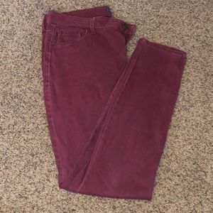 Maroon old navy jeans